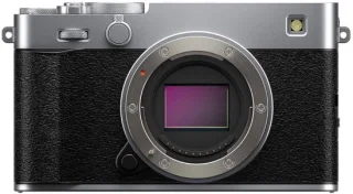 Fujifilm X-E5 camera body zilver