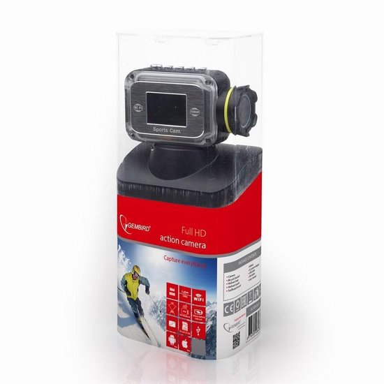 Gembird Action Cam Full HD Zwart