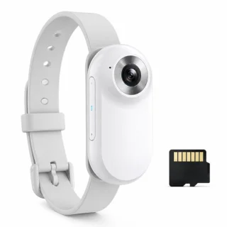 Gloovon Kattencamera & hondencamera mini Pov draadloos 1080p HD met bevestigingsclip en 64GB kaart