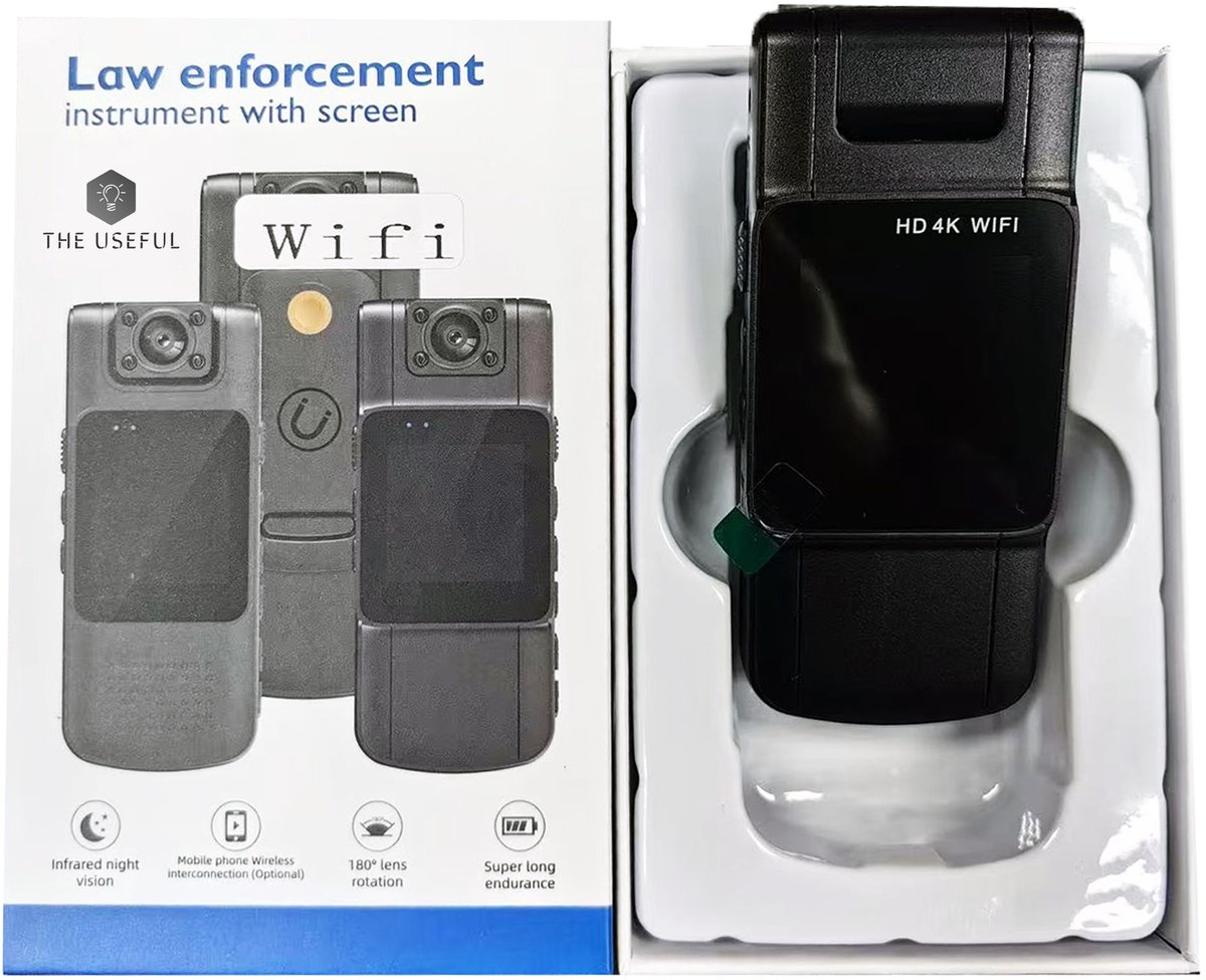 Gocam PRO Dezizo Cam Bodycam 4K inclusief 32GB SD kaart