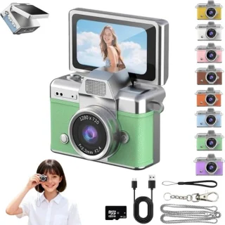 Groente Retro Mini Digitale Kindercamera - Sleutelhanger