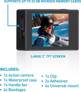 Grundig Action Camera HD720P Zwart