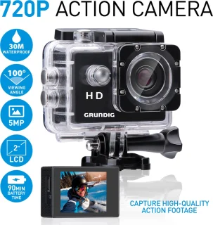 Grundig Action Camera HD720P Zwart
