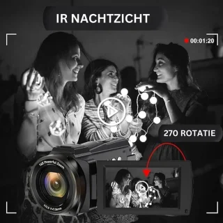 Handycam Camcorder 4K Zwart