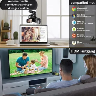 Handycam Camcorder 4K Zwart