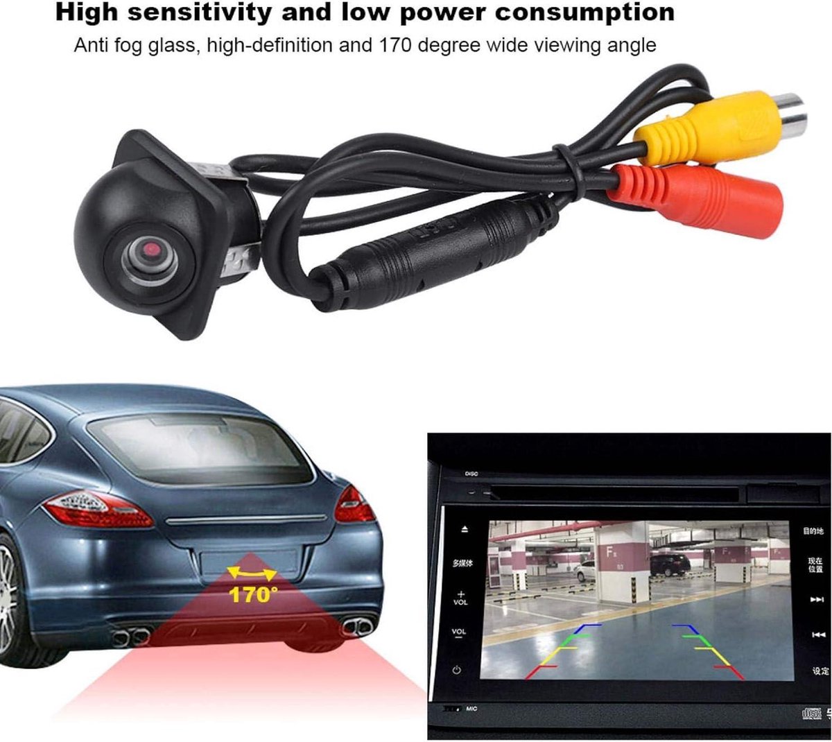 HD Car Reversing Mirror Camera Backup Parking Camera