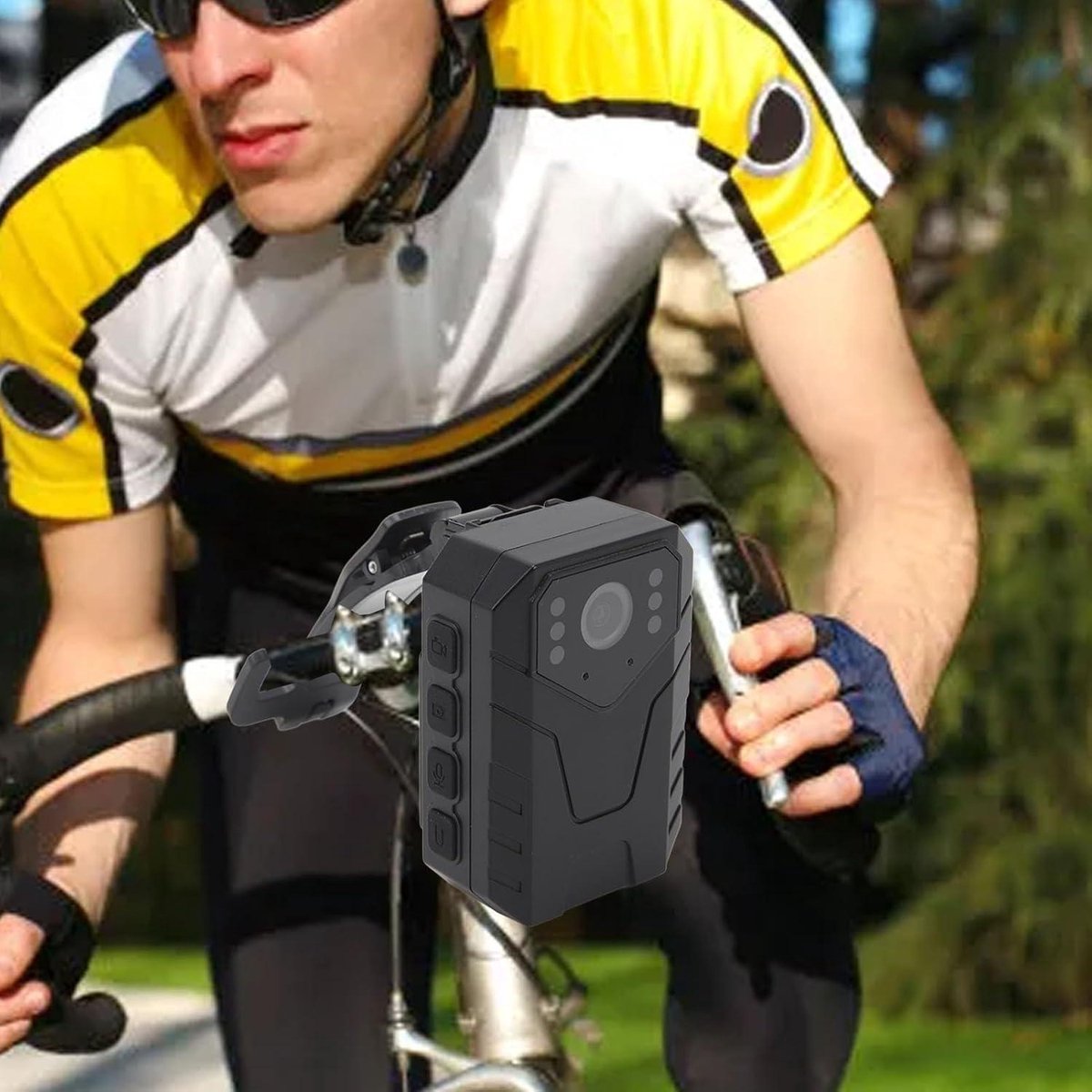 HD Politiecamera 1296P Bodycam GPS 128G
