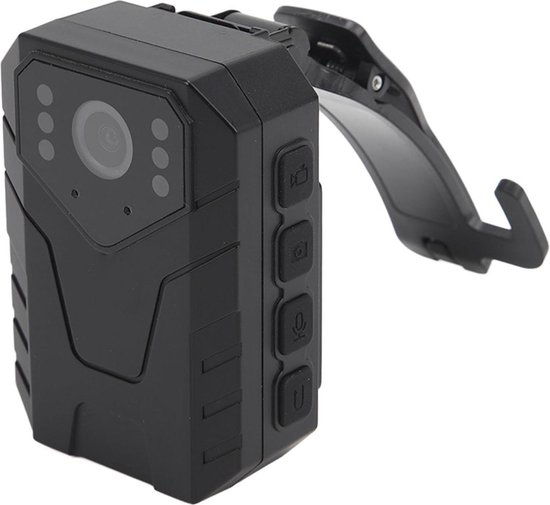 HD Politiecamera 1296P Bodycam GPS 128G