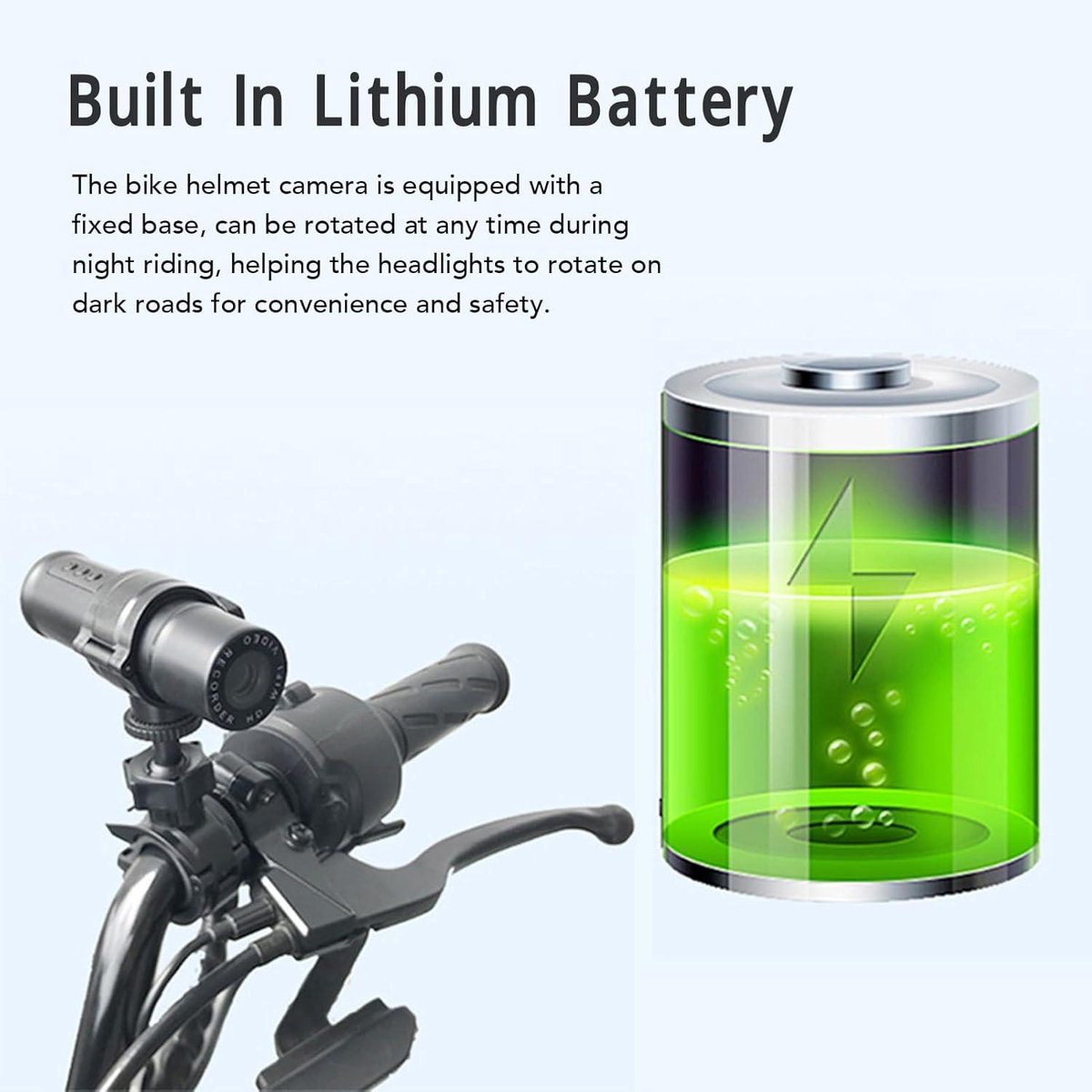 Helmcam WiFi 1080p Dual Dashcam Voor- en Achtercamera