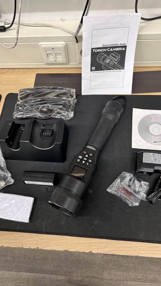 HRZ-51PD Handheld Torch Camera