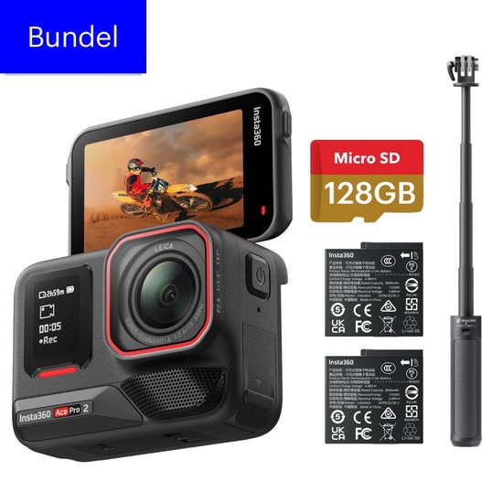 Insta360 Ace Pro 2 All-in-One Bundel Actiesportcamera
