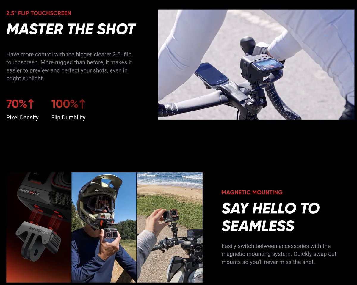 Insta360 Ace Pro 2 Motorcycle Bundel Kit