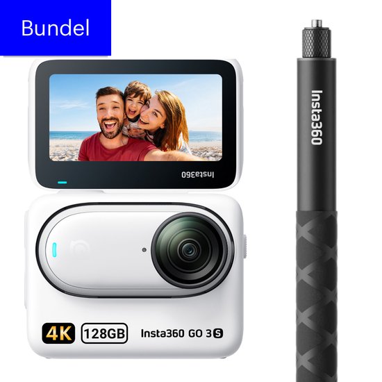 Insta360 GO 3S 4K Vlog Bundel 128GB