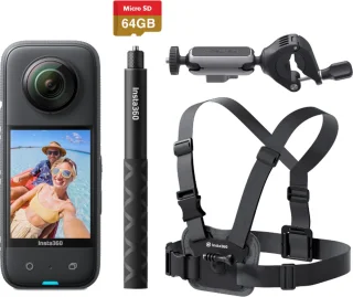 Insta360 X3 Fiets Combo met 64GB en Selfiestick