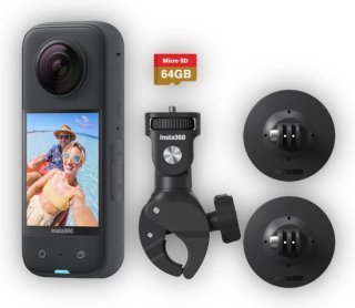 Insta360 X3 Motor Combo — 360º-actie voor motorrijders en makers