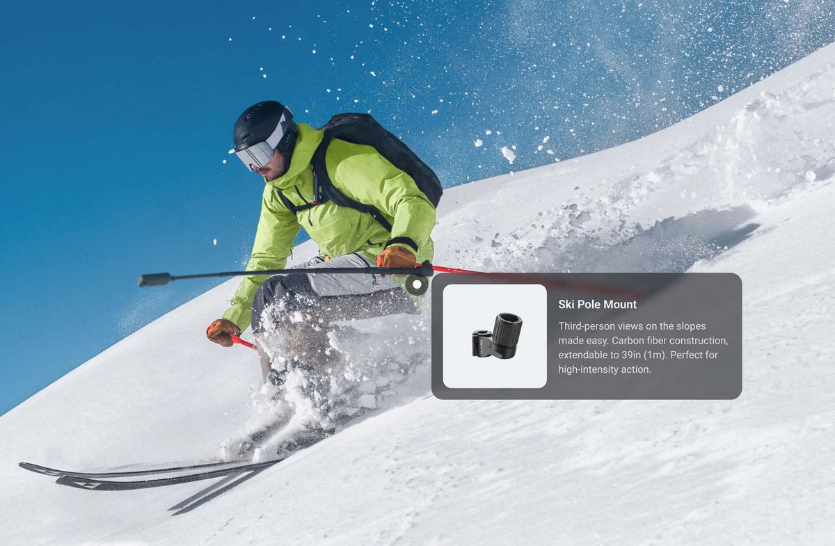 Insta360 X4 Ski Bundle Actioncamera
