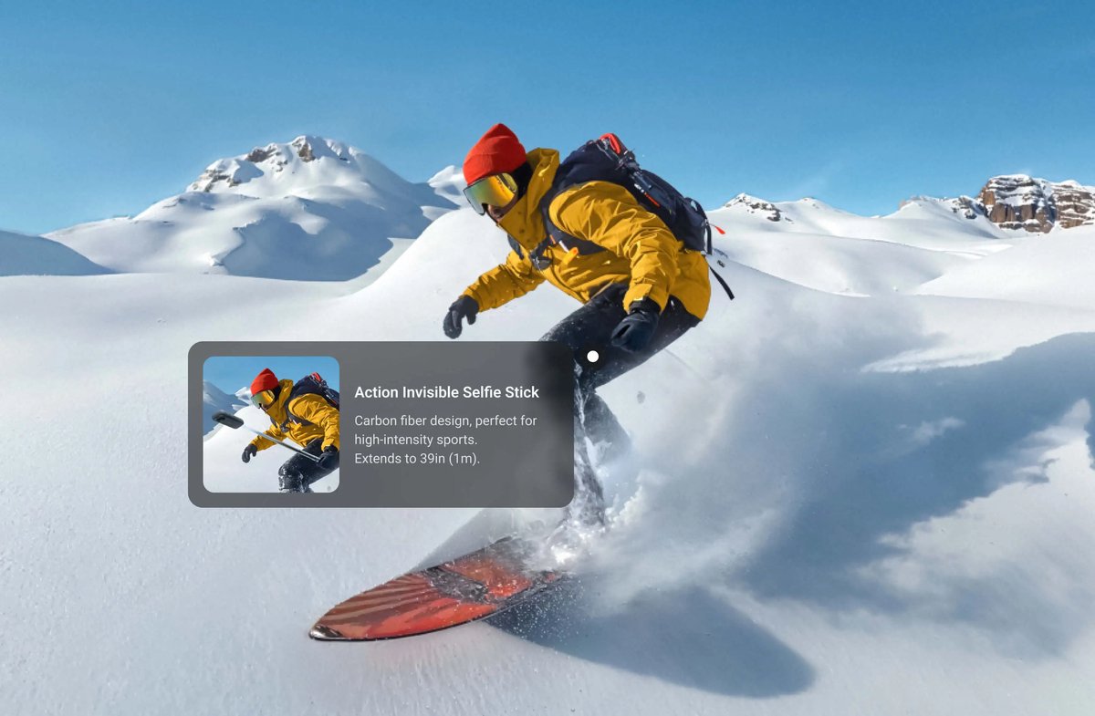 Insta360 X4 Ski Bundle Actioncamera