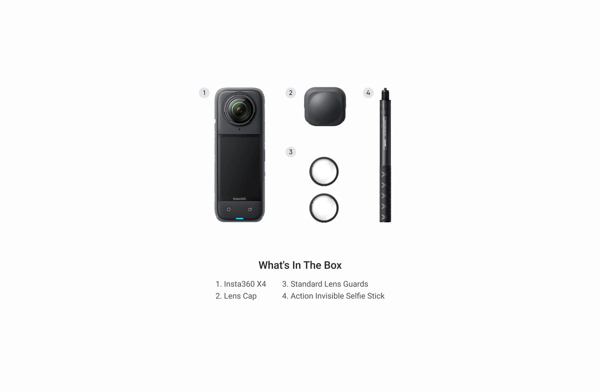 Insta360 X4 Snowboard Bundle