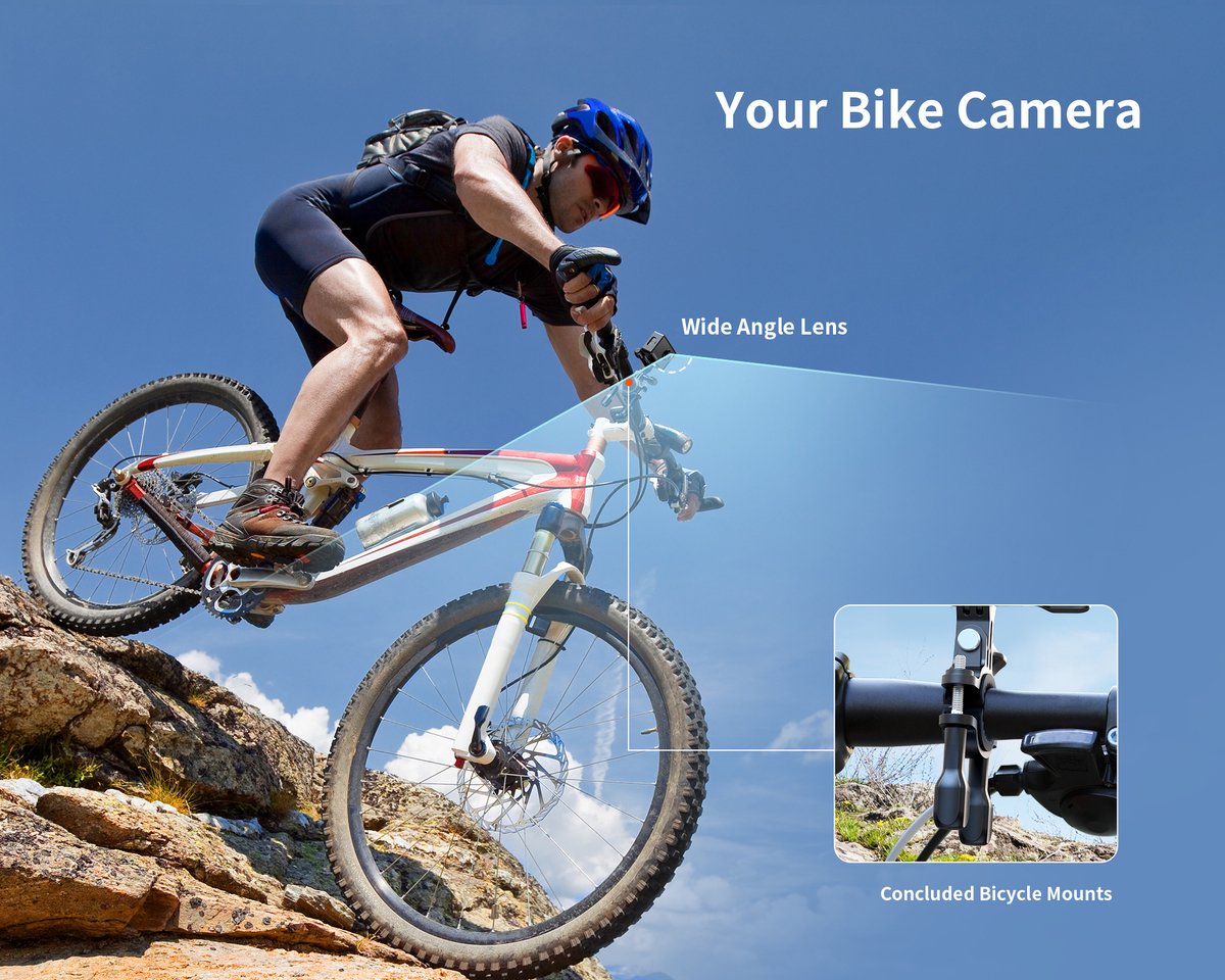 iZEEKER iA100 Action Camera 4K30FPS 20MP Waterproof