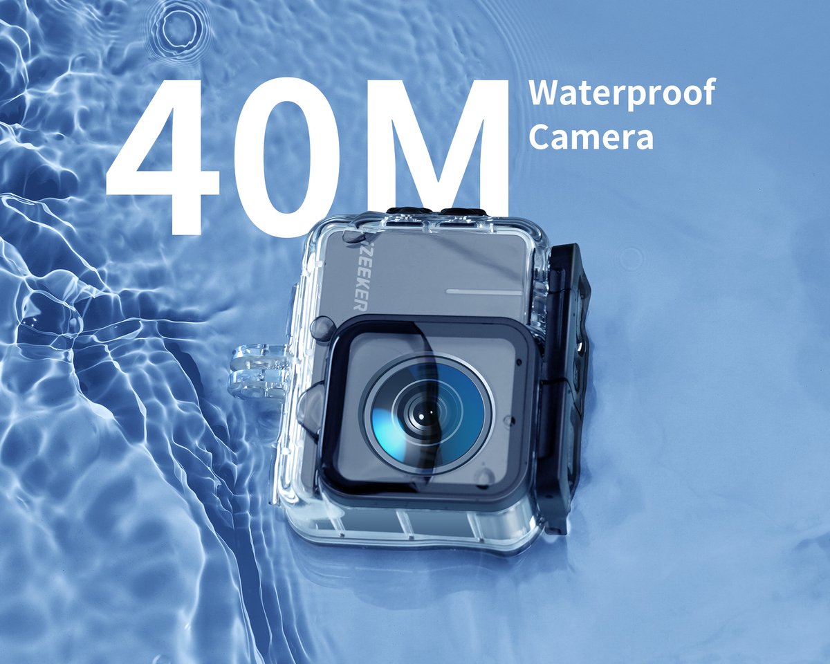 iZEEKER iA100 Action Camera 4K30FPS 20MP Waterproof