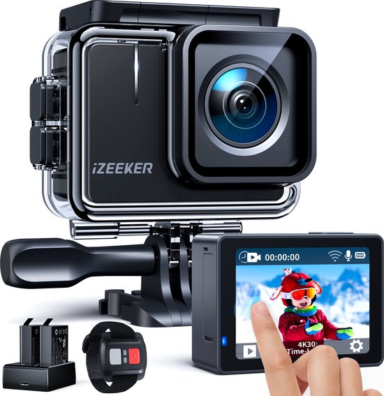 iZEEKER iA100 Action Camera 4K30FPS 20MP Waterproof
