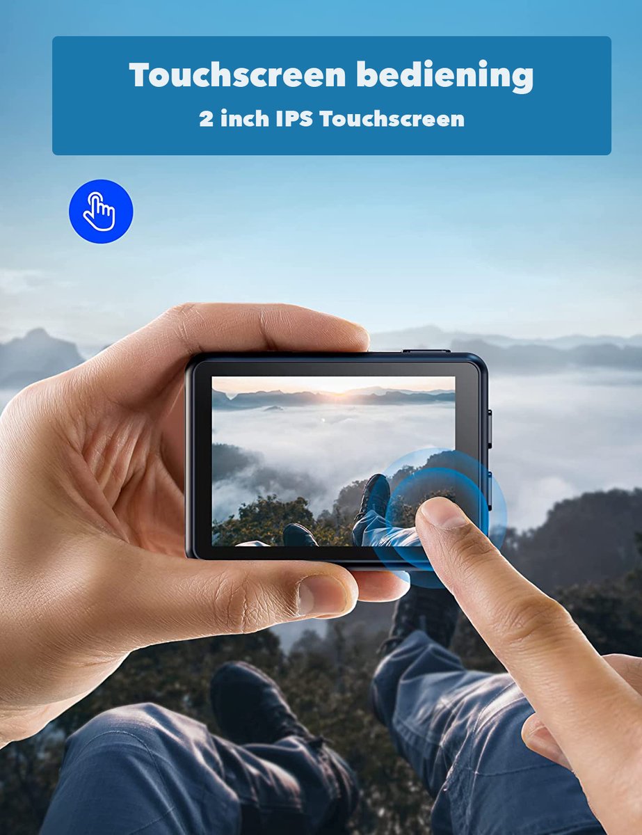 JC's Action Camera 4K Dual Screen met 32GB SD Kaart en Accessoires