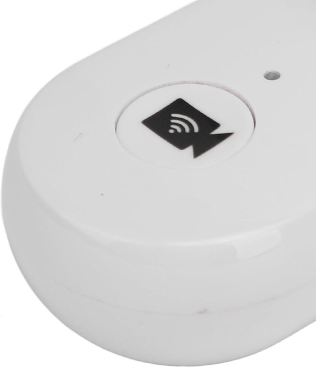 Kattenhalsband Camera 120° Groothoek HD Beveiligingscamera Wit