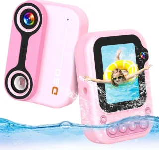 Kinderen onderwatercamera