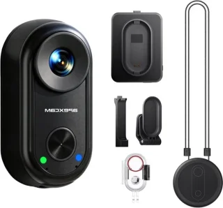 Kleine POV-camera actiecamera mini zwart