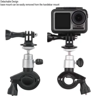 Kogelkopklem voor fietsstuur van 360° draaibare camera voor DJI Osmo Action - ShopVlot
