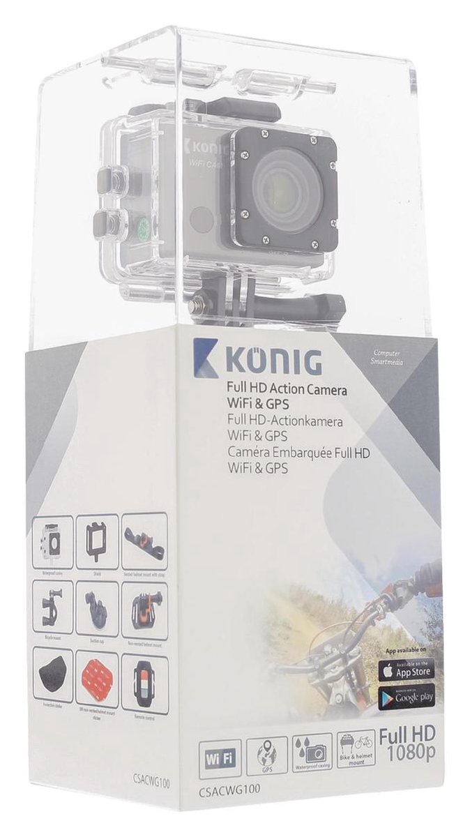 König Full HD actiecamera WiFi GPS
