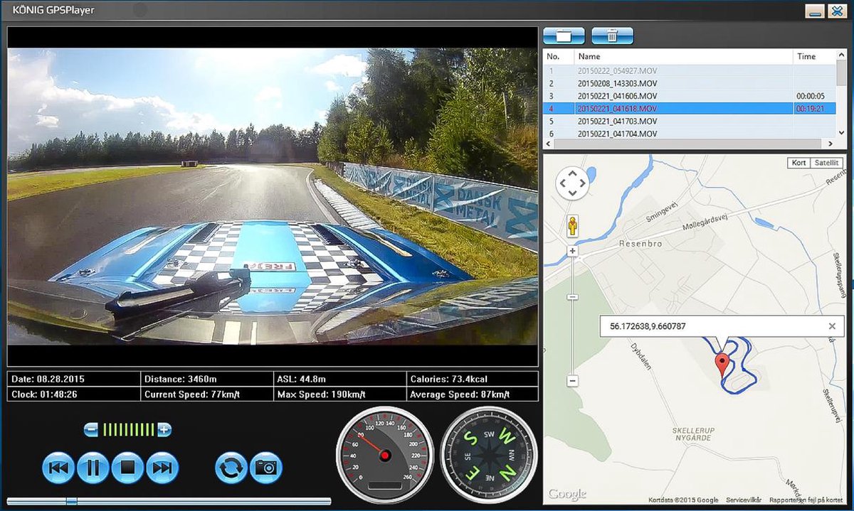 König Full HD actiecamera WiFi GPS