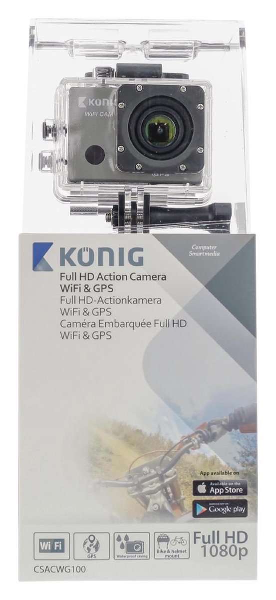 König Full HD actiecamera WiFi GPS