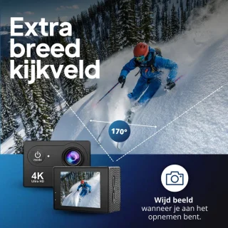 Koopkrachtig Action Camera Model 2026