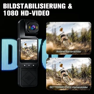 Kraftverdia 360° Mini Action Cam - Draagbare actiecamera