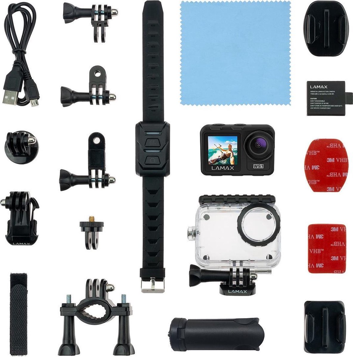 Lamax W9.1 actiesportcamera 4K Ultra HD
