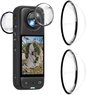 Lensbescherming Insta360 X5 - hoogtransparant - antivog