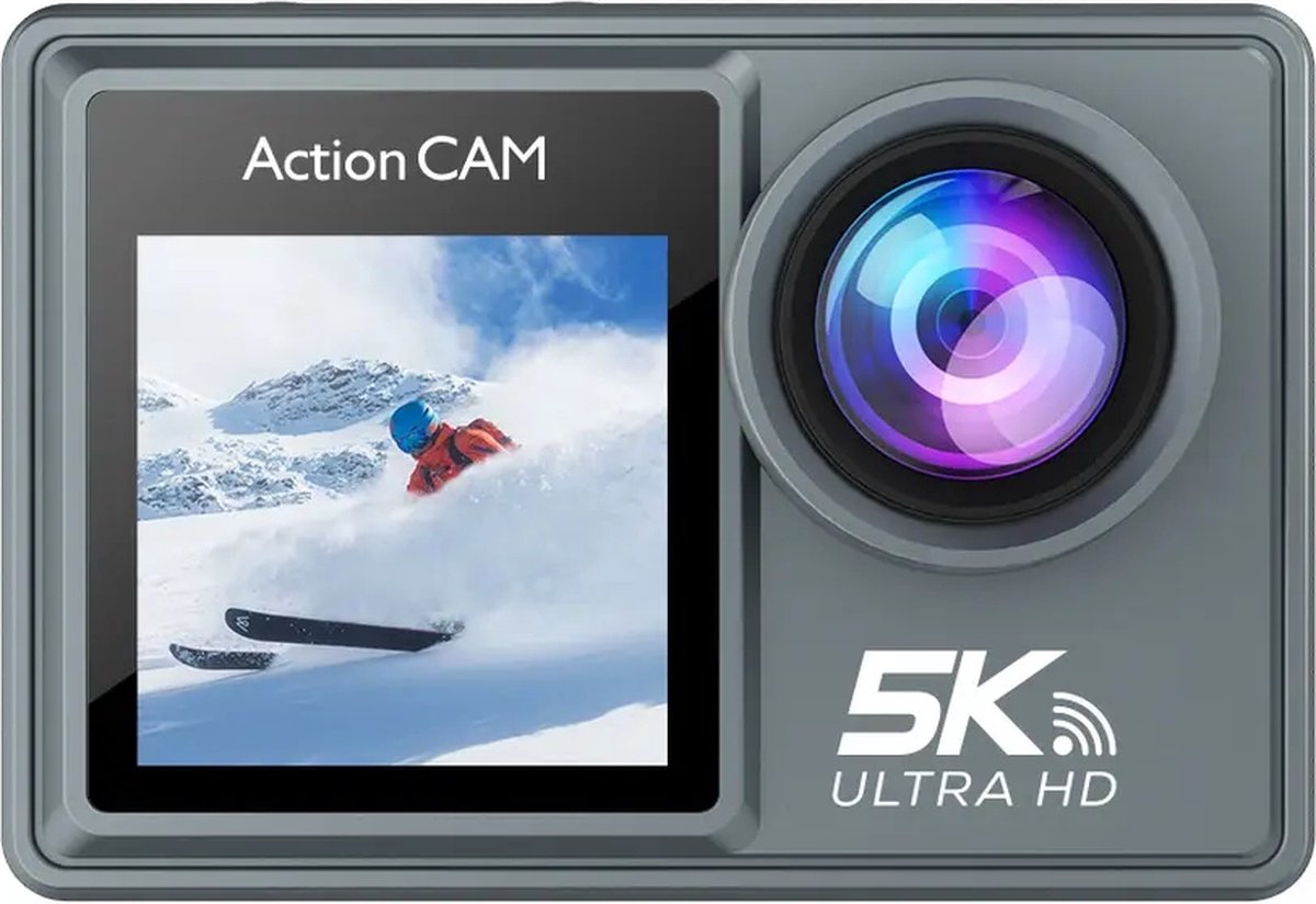 Lipa AT-M40R 5K Actioncamera Dual Screen Wifi