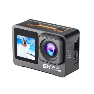 Lipa AT-M82TR 6K Actioncamera Dual Screen Wifi