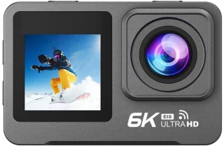 Lipa AT-M82TR 6K Actioncamera Dual Screen Wifi