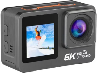 Lipa AT-M82TR 6K Actioncamera Dual Screen Wifi