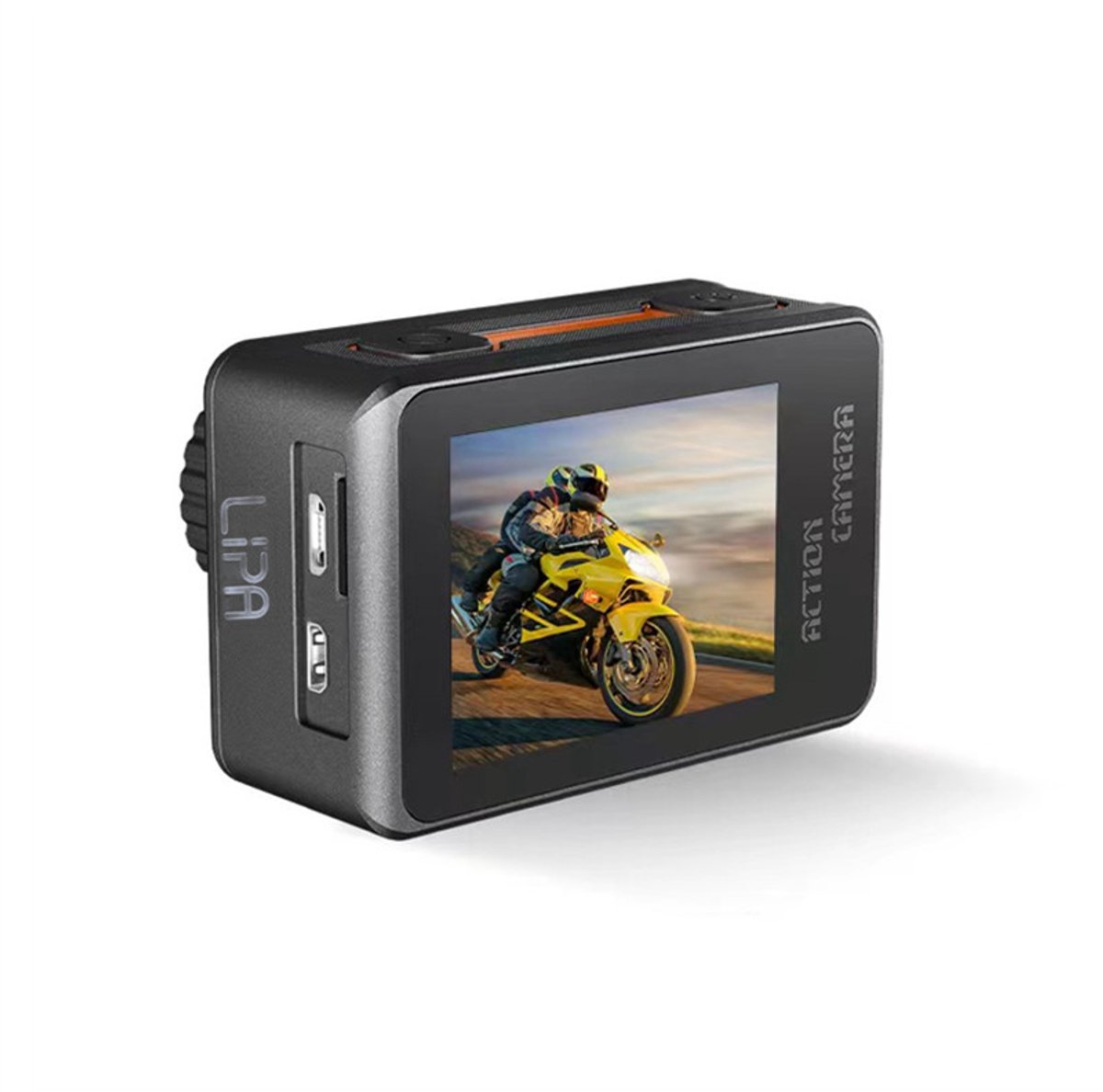 Lipa AT-M82TR 6K Actioncamera Dual Screen Wifi