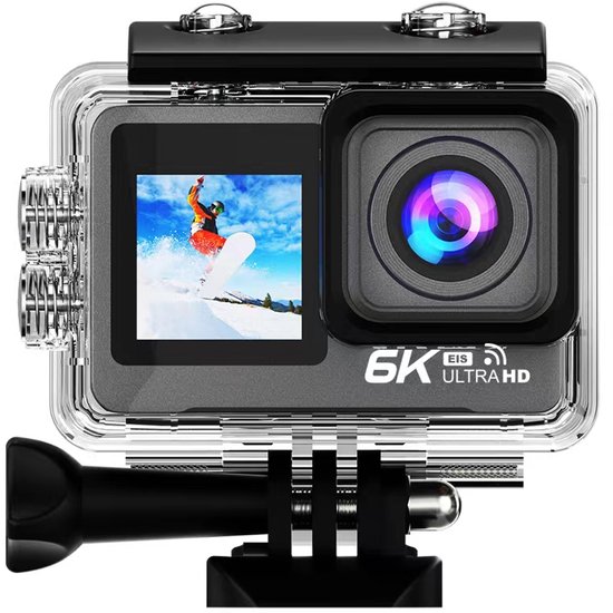 Lipa AT-M82TR 6K Actioncamera Dual Screen Wifi