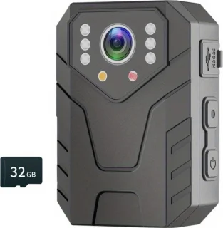Livano Bodycam Politie Chest Camera HD 32GB