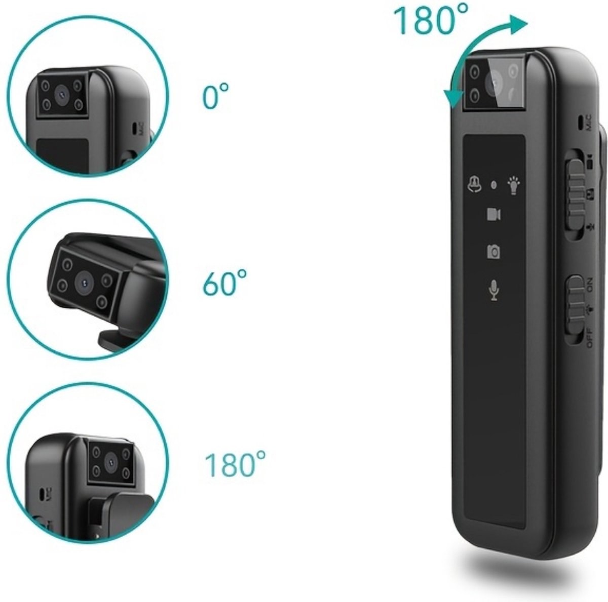 Livano Chest Bodycam HD 256GB