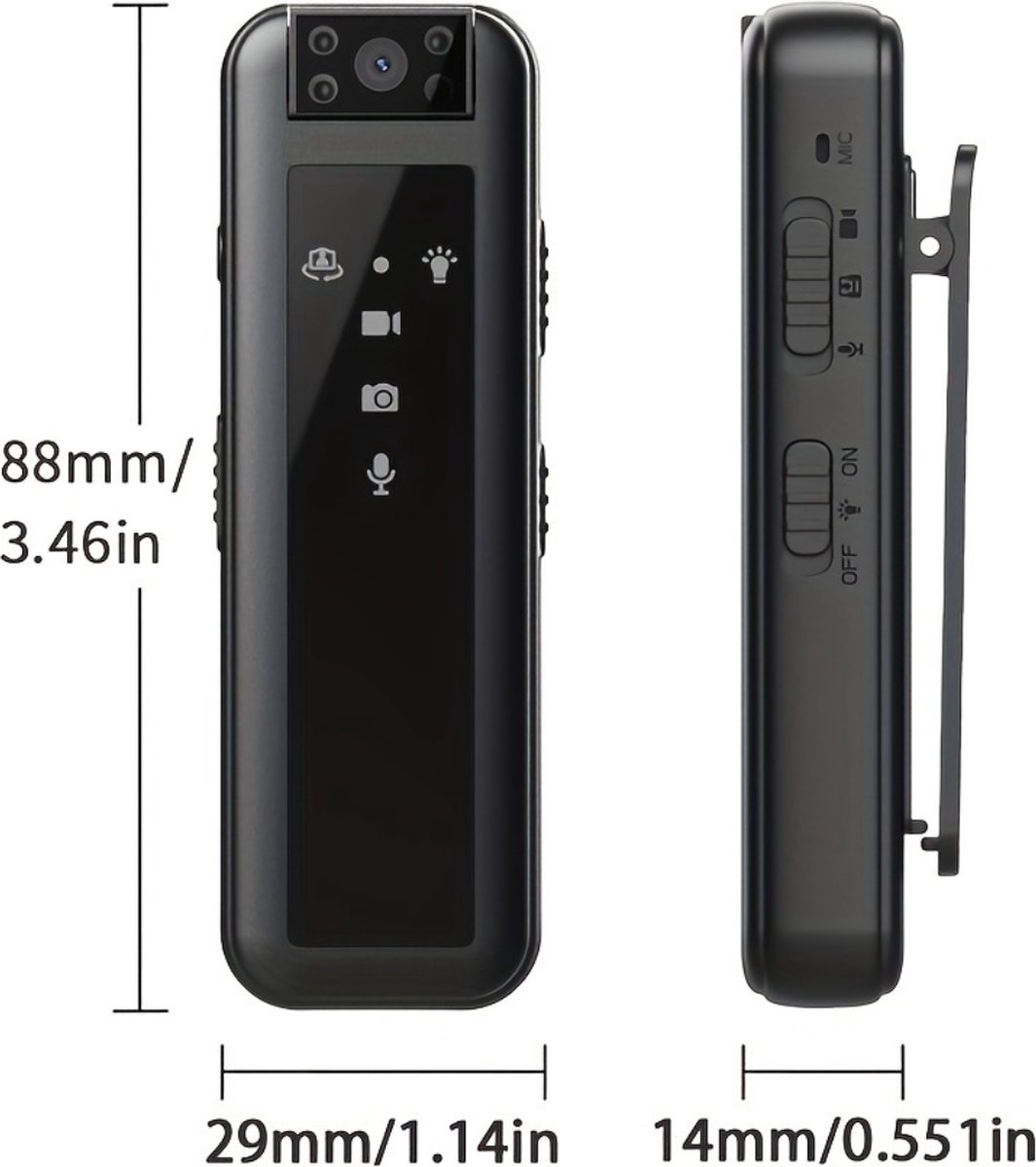 Livano Spy Cam Bodycam HD