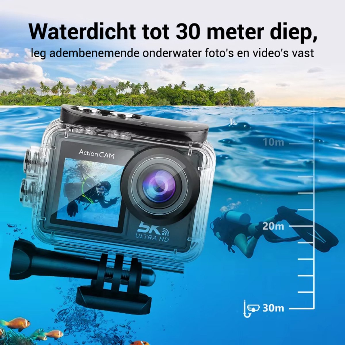 LotaHome Action Camera 5K Full HD 64GB
