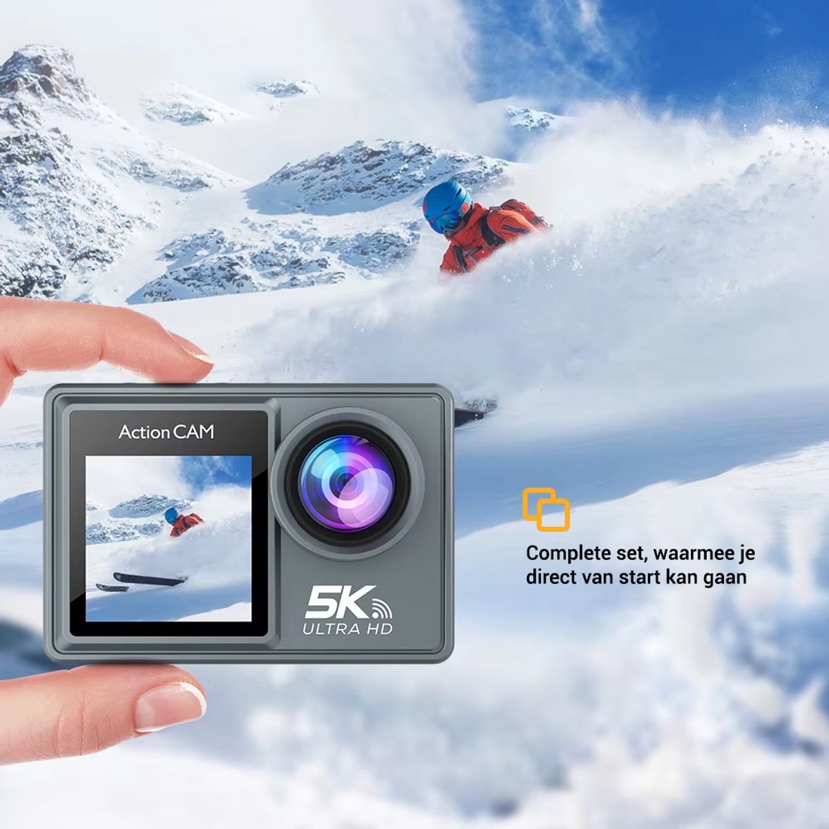 LotaHome Action Camera 5K Full HD 64GB
