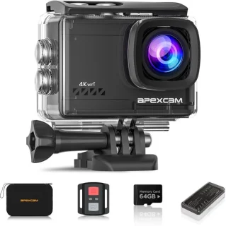 M80air action camera met 64GB-kaart