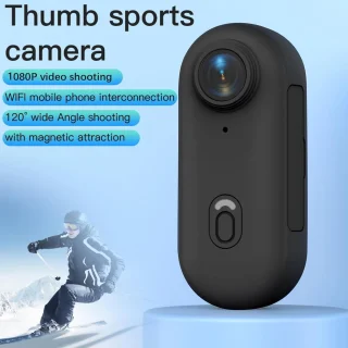 Merkloos Actiecamera - Compact (zwart)